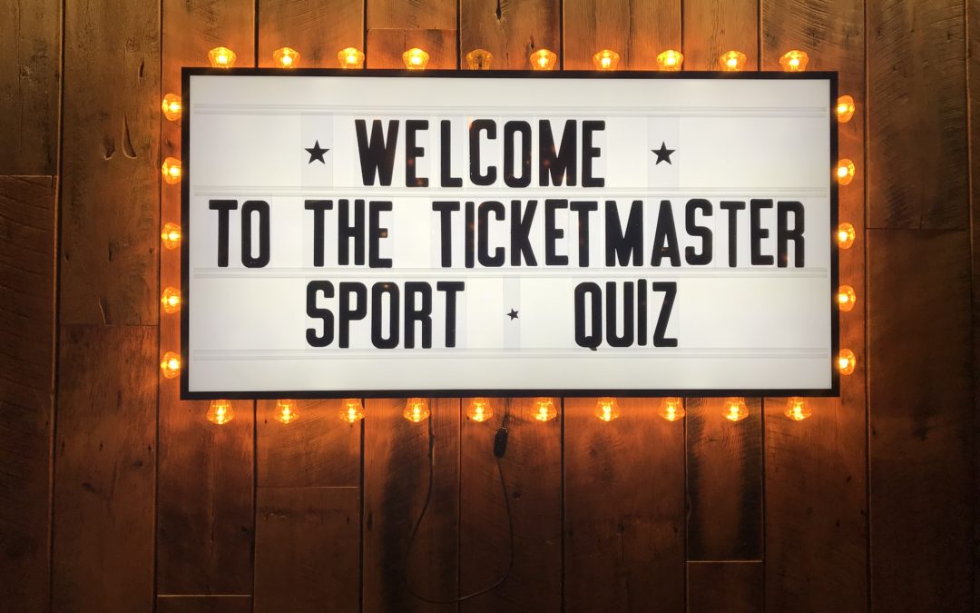 Ticketmaster Sport Annual Quiz 2018
