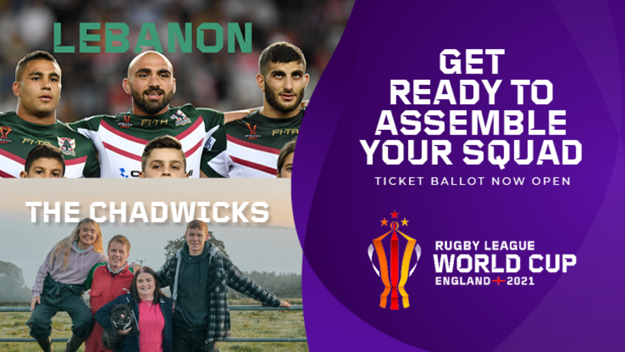 Return to live – Rugby League World Cup Public Ballot launches!