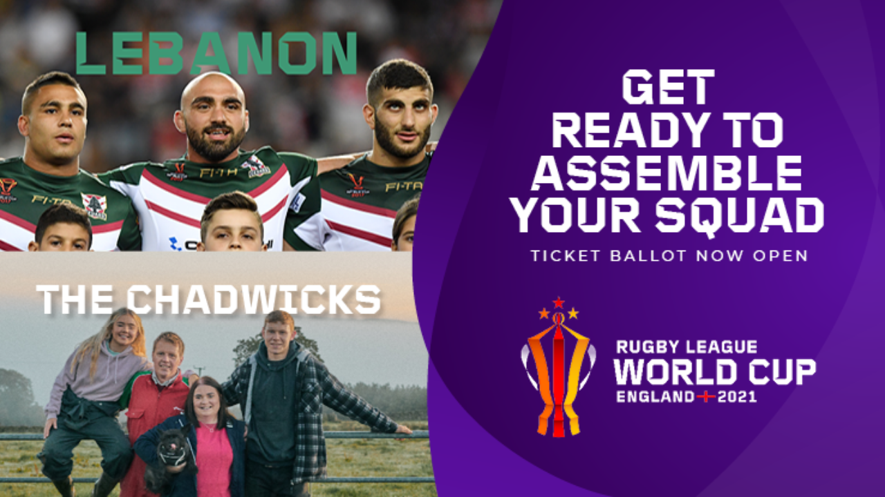 Return to live - Rugby League World Cup Public Ballot launches!