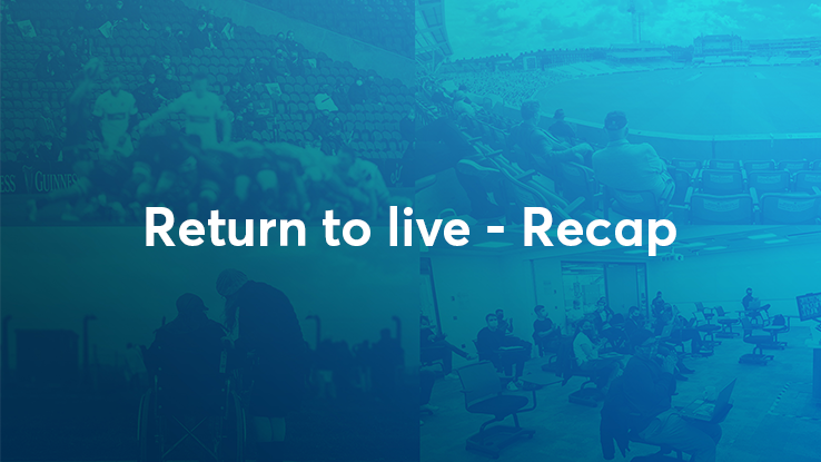 Return to live – Recap