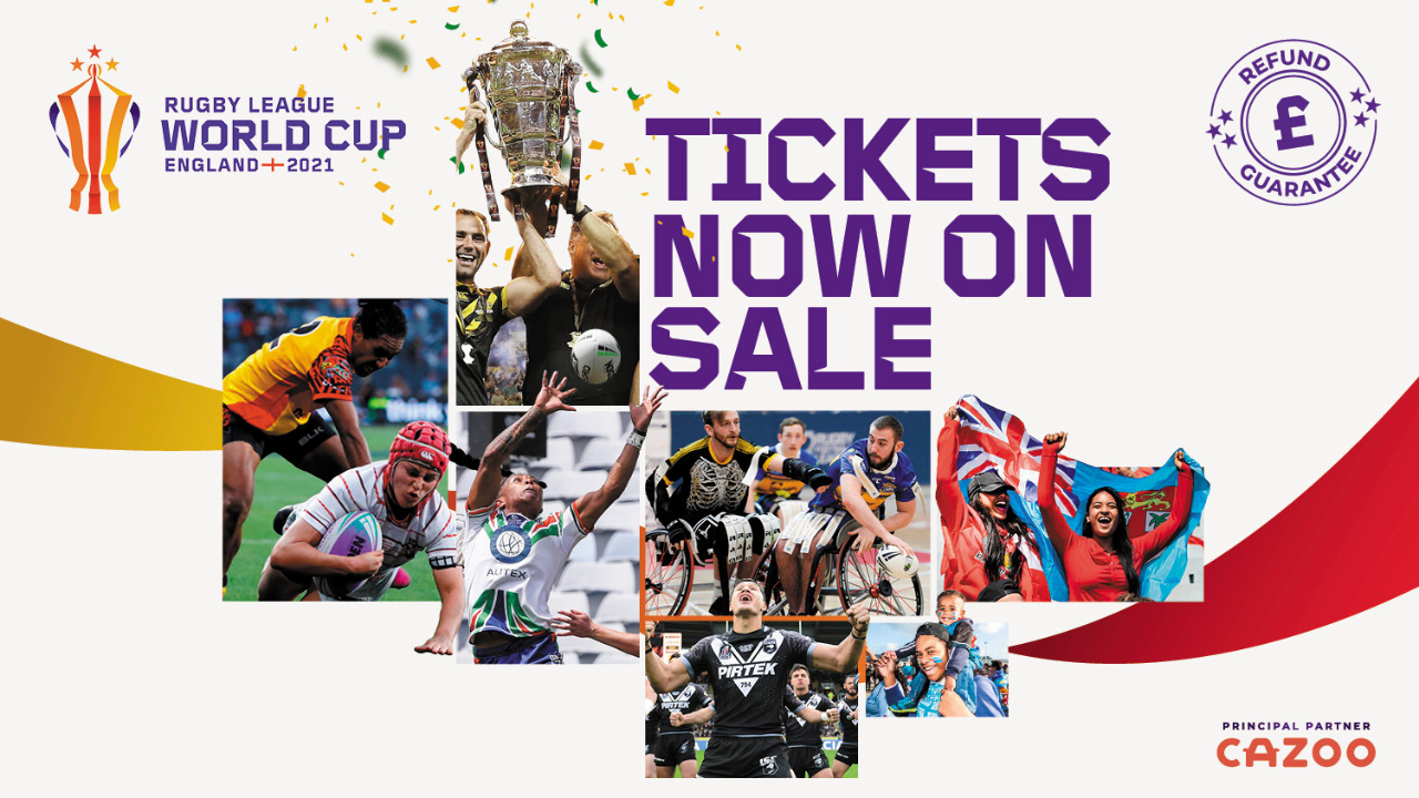 Rugby League World Cup 2021 Now on Sale