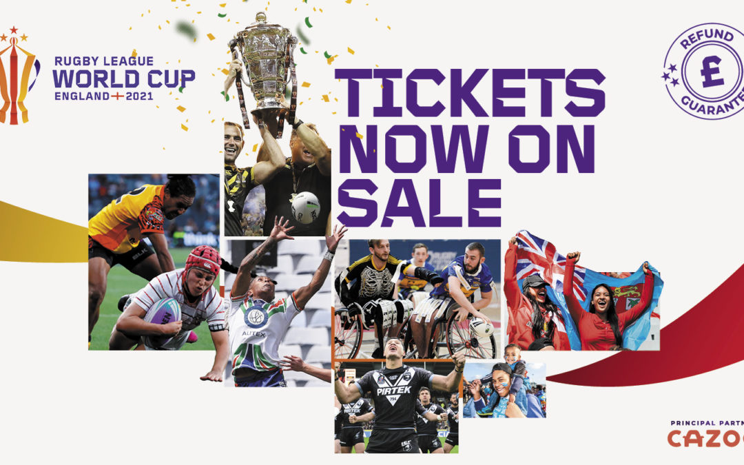 Rugby League World Cup 2021 Now on Sale