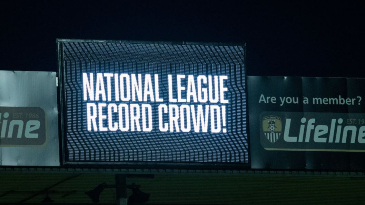 Notts County Make History by Breaking National League Attendance Record