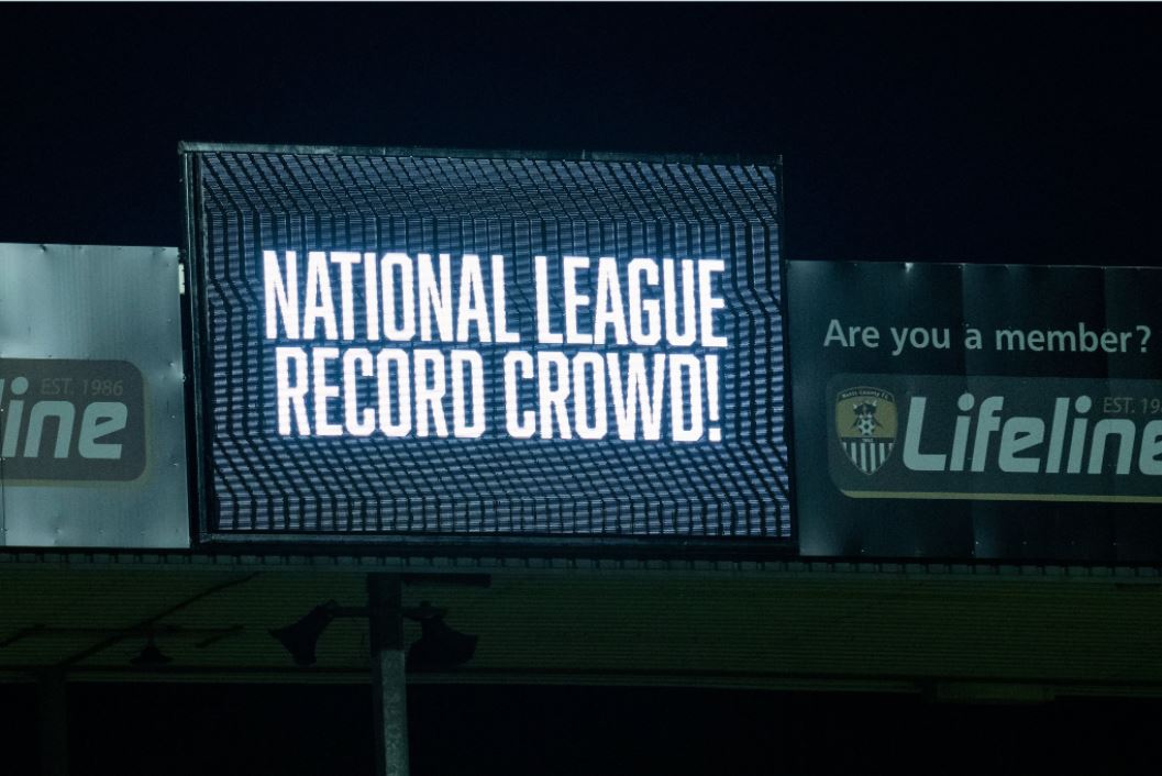 Notts County Make History by Breaking National League Attendance Record