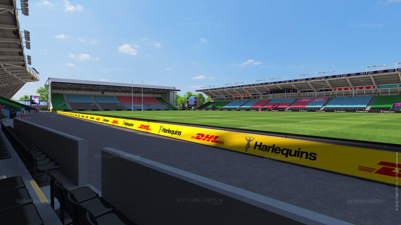 Harlquins become first Premiership Rugby club to launch Ticketmaster’s 3D Virtual Venue technology in the UK