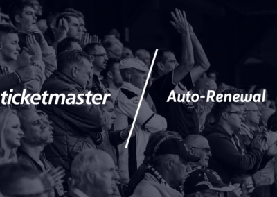How clients have seen success with Auto-Renewal on Ticketmaster