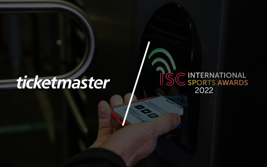 Ticketmaster Sport shortlisted for the SportTech Company Award at the International Sports Awards 2022