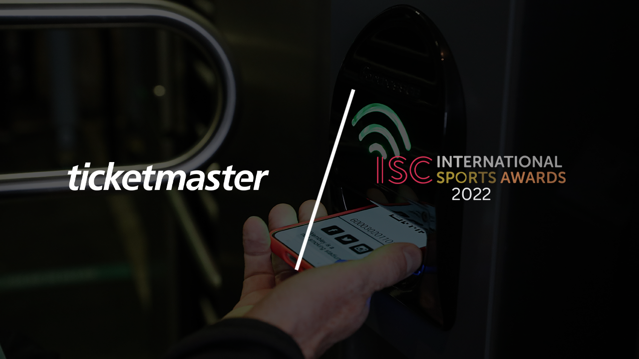 Ticketmaster Sport shortlisted for the SportTech Company Award at the International Sports Awards 2022