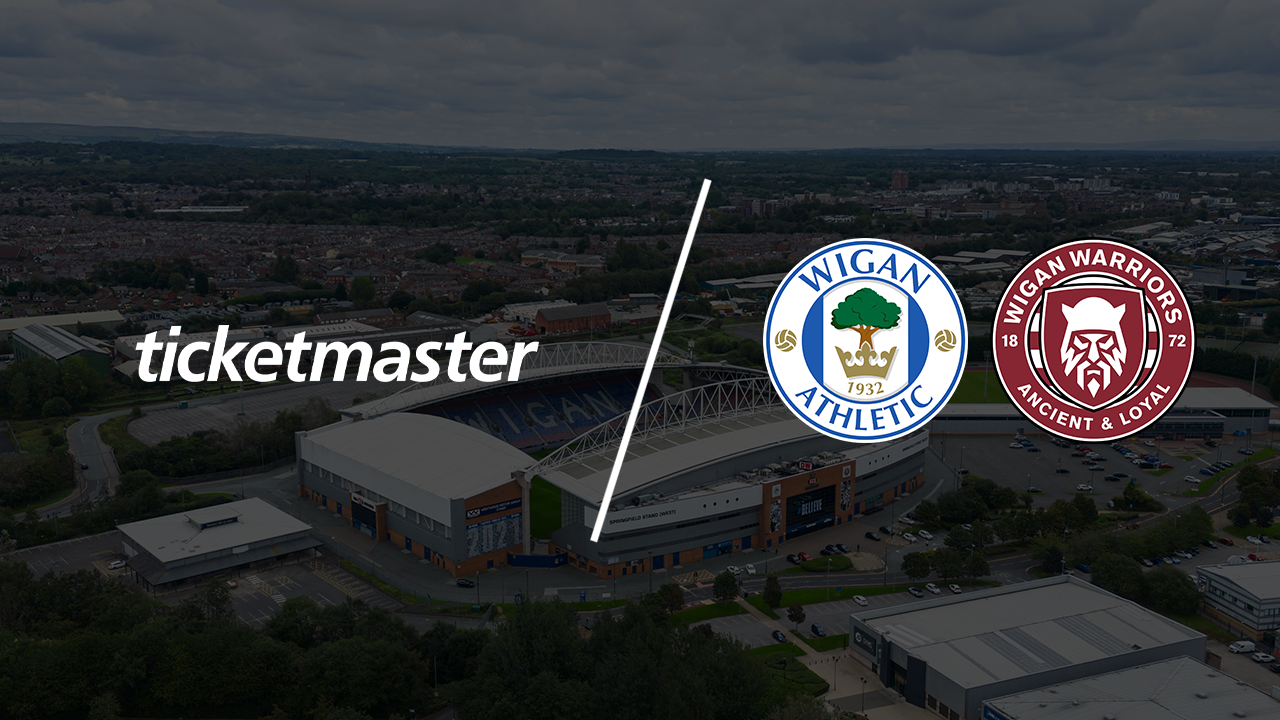 Wigan Athletic and Wigan Warriors join Ticketmaster in a long-term partnership