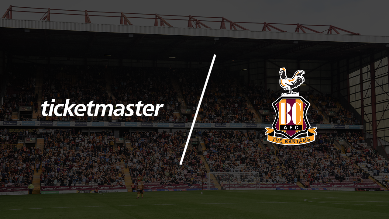 Interview with Bradford City AFC’s Director of Ticketing and Supporter Services Marco Townson as the club partners with Ticketmaster